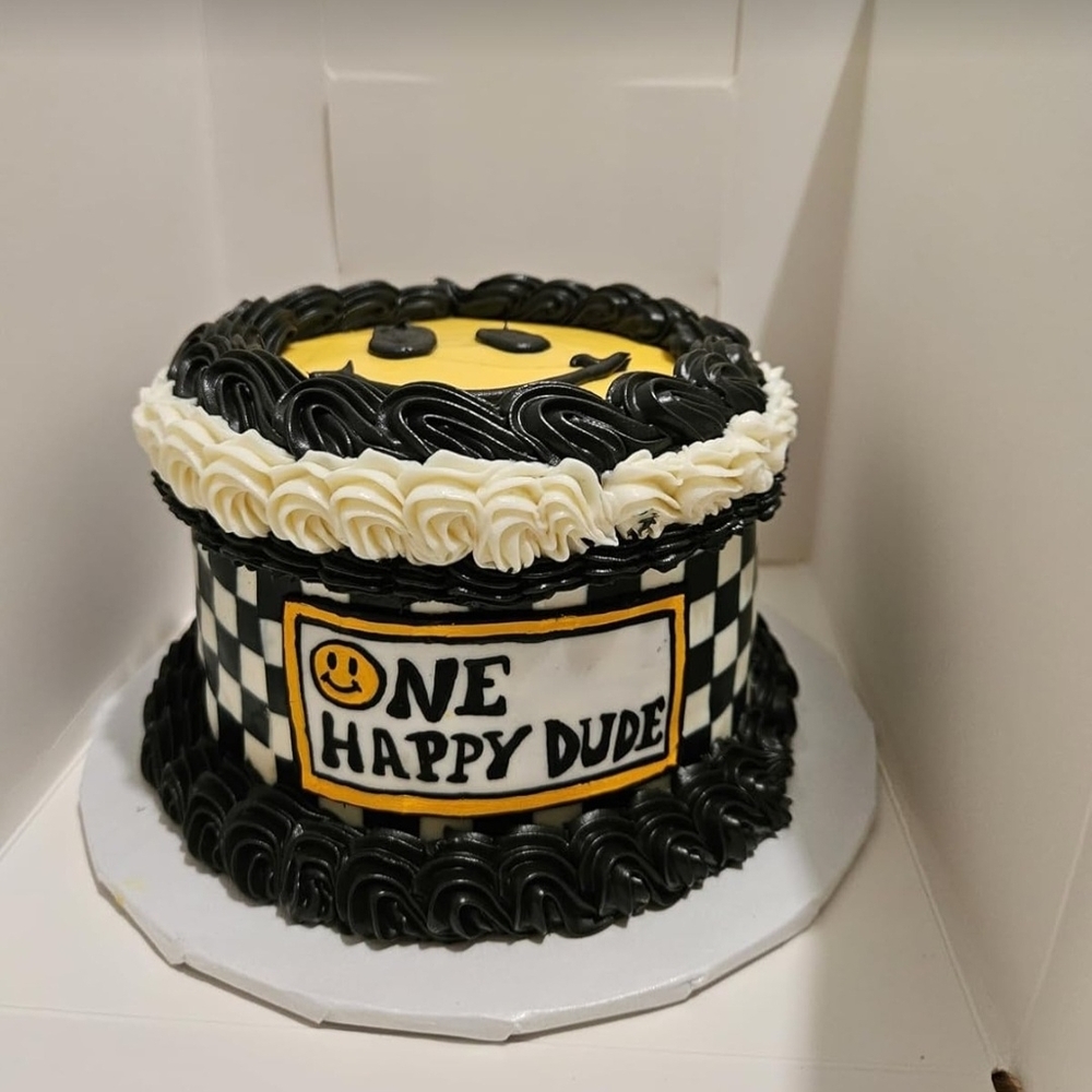 Checkered Cake Border - Picture 4 of 4
